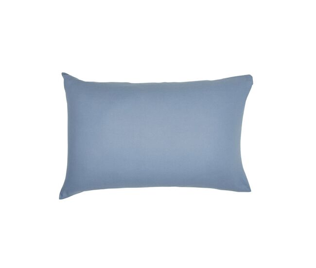 Funda de almohada/cuadrante 100% algodón, calidad 144 hilos. en colores lisos. denim 60x60cm