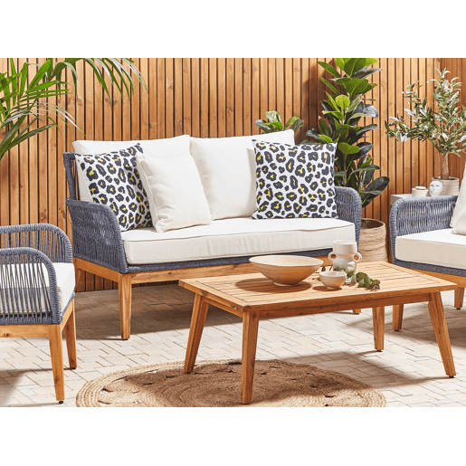 Conjunto de 2 almofadas de jardim KARDITSA Padrão animal 45 x 45 cm Multicolor