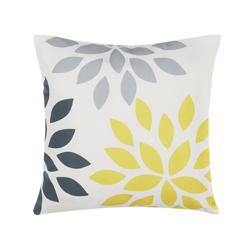Conjunto de 2 almofadas de jardim RIALE Padrão floral 45 x 45 cm Multicolor