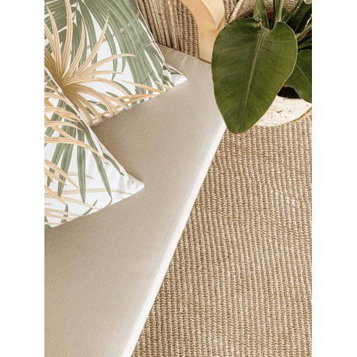 Conjunto de 2 almofadas de jardim GAIANA Padrão de plantas 45 x 45 cm Verde
