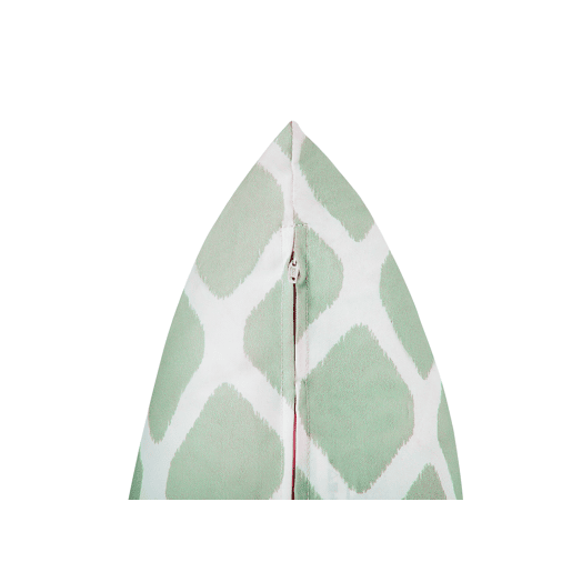 Conjunto de 2 almofadas de jardim KALAMOS Padrão geométrico 40 x 70 cm Verde menta