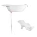 Bañera XL bebé recién nacido + hamaca ergonómica antideslizante Bañera XL bebé recién nacido + hamaca ergonómica antideslizante Blanco
