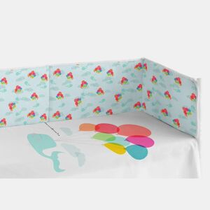 Cobertor de bebé extra resistente 60x120 cm em piqué, para proteger o seu bebé das barras do berço. Coleção Flying Dreams