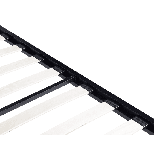 Cama com dossel Metal LESTARDS 140 x 200 cm Preto