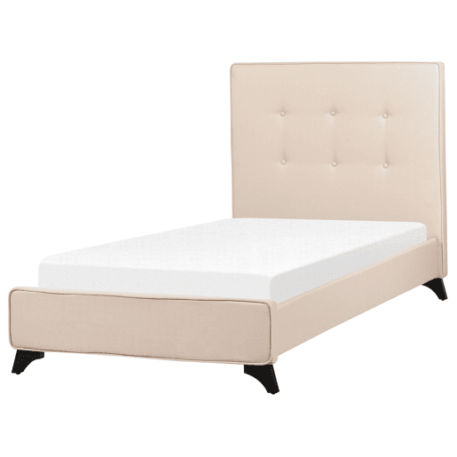 Cama Tecido AMBASSADOR 90 x 200 cm Creme