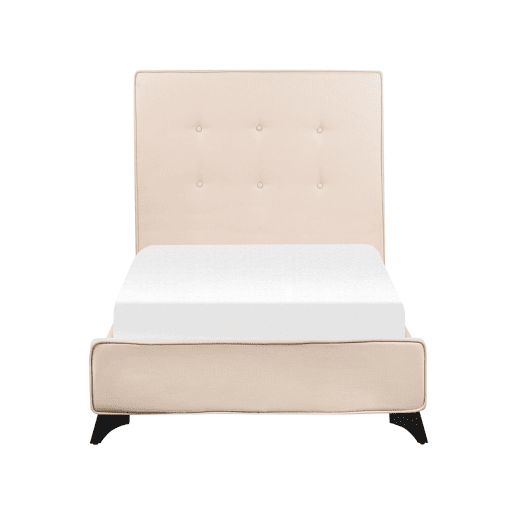 Cama Tecido AMBASSADOR 90 x 200 cm Creme