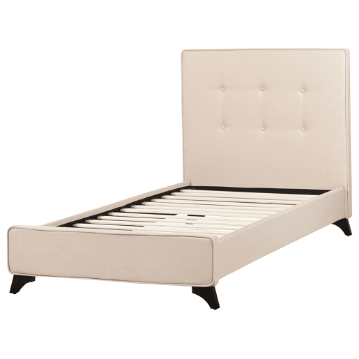 Cama Tecido AMBASSADOR 90 x 200 cm Creme