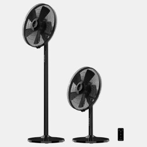 Cecotec Ventoinha de pé e de mesa com 55 W, temporizador, comando à distância, motor de cobre, 3 modos e 3 velocidades e oscilação.