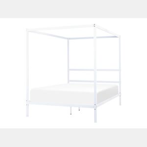 Beliani Cama com dossel Aço LESTARDS