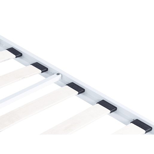 Beliani Cama com dossel Aço LESTARDS Beliani Cama com dossel Aço LESTARDS