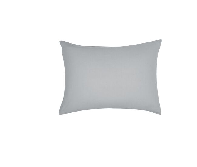 Funda de almohada/cuadrante 100% algodón, calidad 144 hilos. en colores lisos. acero 60x60cm