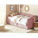 Beliani Cama con almacenaje Poliéster VITTEL 98x214 Beliani Cama con almacenaje Poliéster VITTEL 98x214 Beige