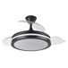 Ventilador De Techo Dc Esparta Negro 50cm Led Cct Regulable Control Remoto Con Temporizado Ventilador De Techo Dc Esparta Negro 50cm Led Cct Regulable Control Remoto Con Temporizado Negro