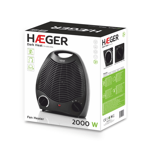 Termoventilador Portátil Haeger Heat 2000 W