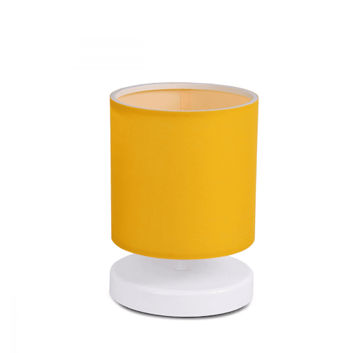 Lâmpada de mesa - amarelo, 15x15x22 Lâmpada de mesa - amarelo, 15x15x22