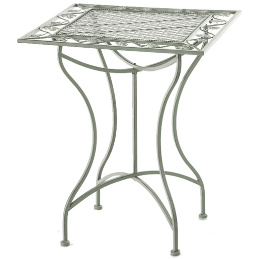 Mesa de jardin Asina Metal Verde antiguo 60X60X72 cm Mesa de jardin Asina Metal Verde antiguo 60X60X72 cm