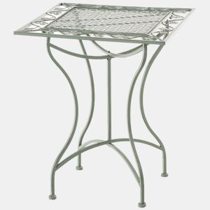 Mesa de jardin Asina Metal Verde antiguo 60X60X72 cm