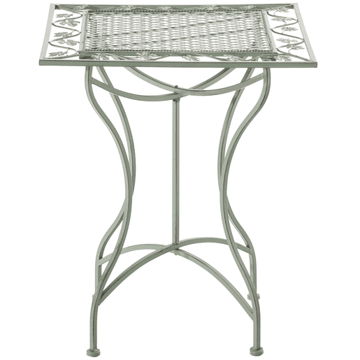 Mesa de jardin Asina Metal Verde antiguo 60X60X72 cm Mesa de jardin Asina Metal Verde antiguo 60X60X72 cm