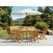 Beliani Conjunto de comedor MAUI Beliani Conjunto de comedor MAUI Marrón