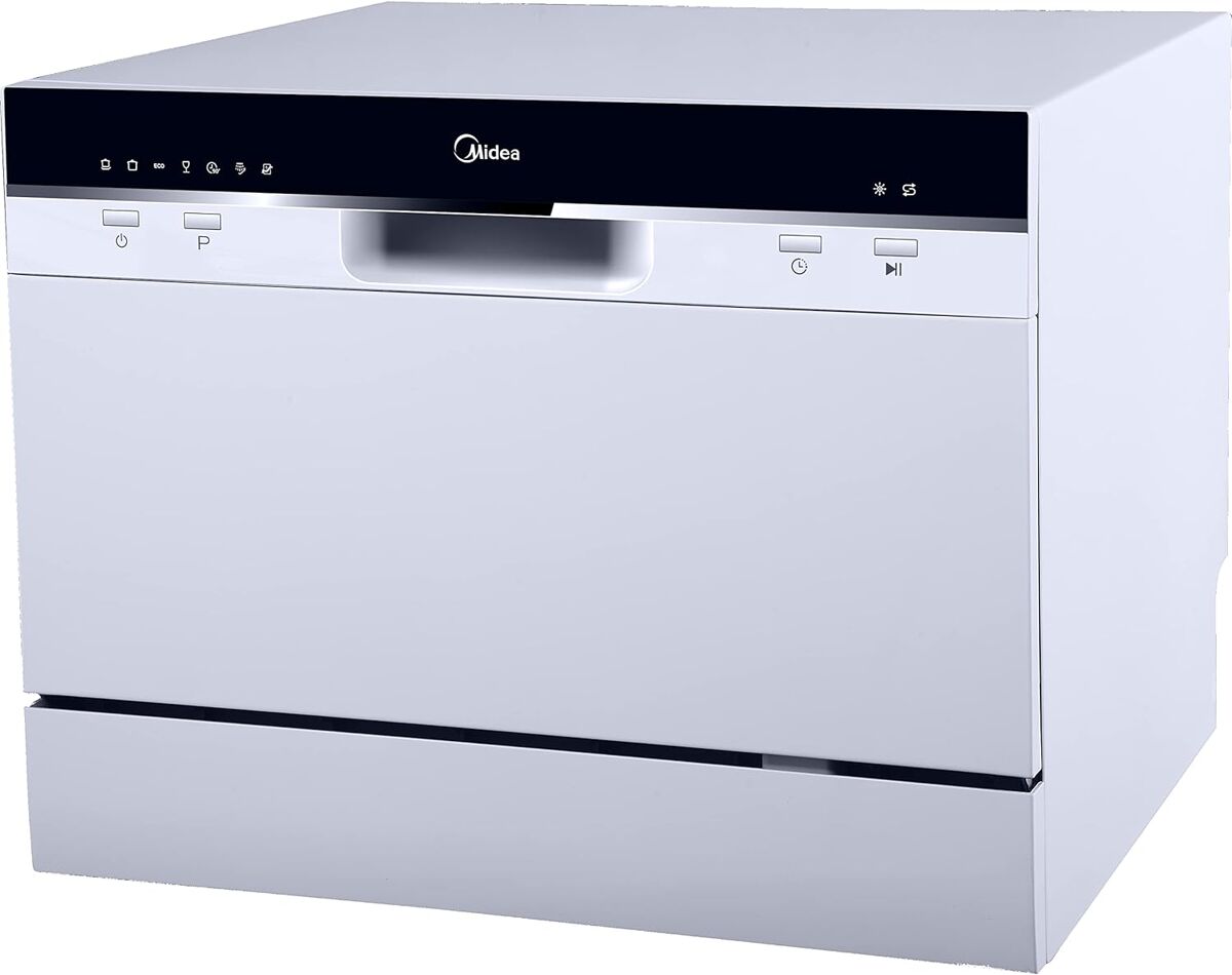 Lavavajillas compacto MIDEA MTD55S101W-ES, 6 servicios,