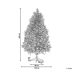 Beliani Árbol de Navidad BASSIE Beliani Árbol de Navidad BASSIE Blanco