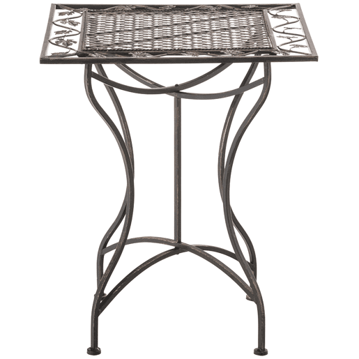 Mesa de jardin Asina Metal Bronce 60X60X72 cm