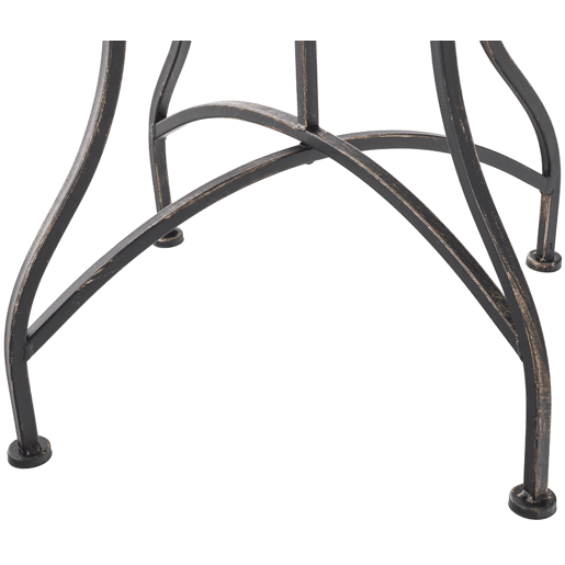 Mesa de jardin Asina Metal Bronce 60X60X72 cm