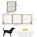 Barrera para Perro Pino, Acero PawHut Barrera para Perro Pino, Acero PawHut Madera
