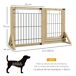 Barrera para Perros Pino, Acero PawHut Barrera para Perros Pino, Acero PawHut Madera