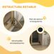 Barrera para Perros Pino, Acero PawHut Barrera para Perros Pino, Acero PawHut Madera