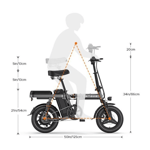 Bicicleta Elétrica ENGWE X26 - Motor 1000W Bateria 1401.6WH 100KM Autonomia - Cinza