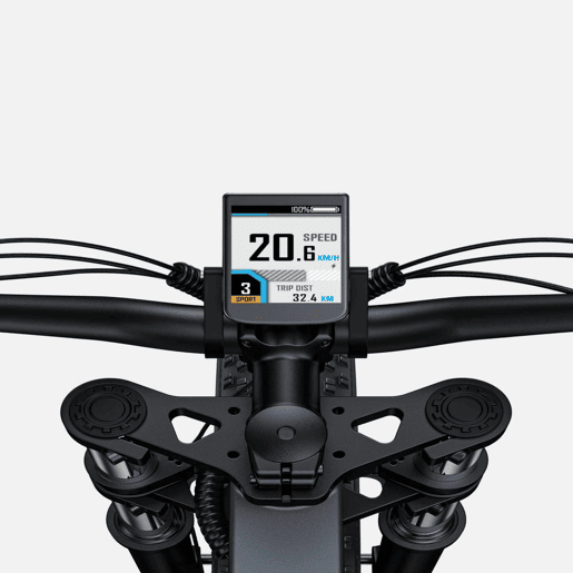 Bicicleta Elétrica ENGWE X26 - Motor 1000W Bateria 1401.6WH 100KM Autonomia - Cinza