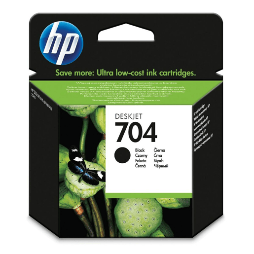 Tinteiro de Tinta Original HP 704 Preto Tinteiro de Tinta Original HP 704 Preto