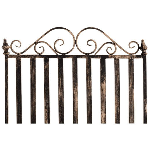 Set de 2 Mecedoras de hierro Smilla Metal Bronce 90X56X94 cm