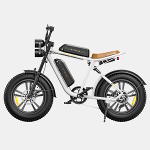 Bicicleta Elétrica ENGWE M20 26AH | Motor 750W Bateria dupla 1248WH Autonomia 120KM | Branco