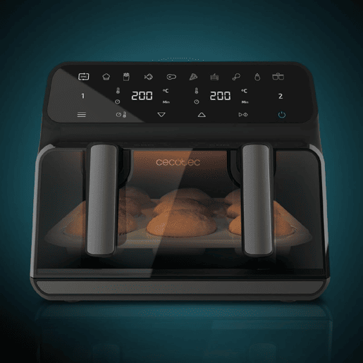 Fritadeira sem Óleo Cecotec Cecofry Advance 9000 Window 2200 W 9 L