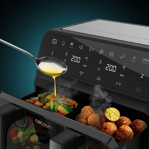 Fritadeira sem Óleo Cecotec Cecofry Advance 9000 Window 2200 W 9 L