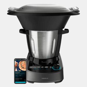 Cecotec Robô de cozinha com 37 funções, APP, balança e jarro de aço inoxidável apta para máquina da louça.