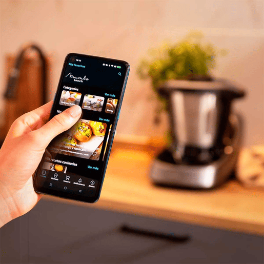 Cecotec Robô de cozinha com 37 funções, APP, balança e jarro de aço inoxidável apta para máquina da louça.