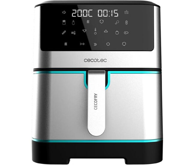 Cecotec freidora de aire cecofry supreme 8000 8 l 1800 w 10 menús tecnología perfeft cook 30ºc - 200ºc control táctil.