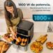 Freidora de aire Cecotec Cecofry Supreme 8000 1800W 8L 10 modos Freidora de aire Cecotec Cecofry Supreme 8000 1800W 8L 10 modos Inox