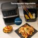 Freidora de aire Cecotec Cecofry Supreme 8000 1800W 8L 10 modos Freidora de aire Cecotec Cecofry Supreme 8000 1800W 8L 10 modos Inox