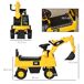 Excavadora para Niño PP, Metal HOMCOM Excavadora para Niño PP, Metal HOMCOM Amarillo