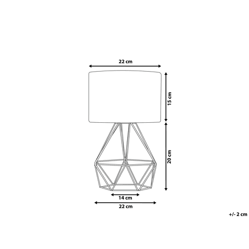 Candeeiro de mesa MARONI Metal Preto Candeeiro de mesa MARONI Metal Preto