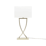 Candeeiro de mesa YASUNI Metal BrancoDourado
