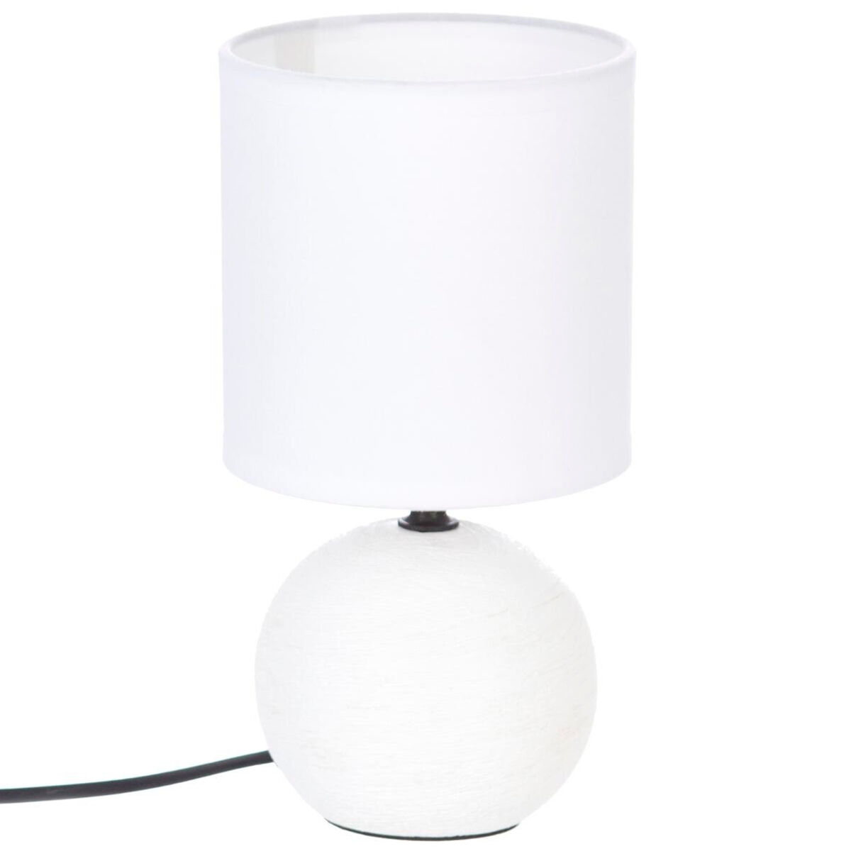Lámpara de cerámica blanca h25