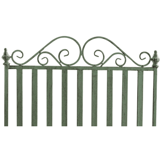 Set de 2 Mecedoras de hierro Smilla Metal Verde antiguo 90X56X94 cm