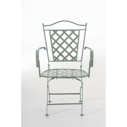Silla de JardÃn Adara Metal Verde antiguo 51X56X93 cm Silla de JardÃn Adara Metal Verde antiguo 51X56X93 cm