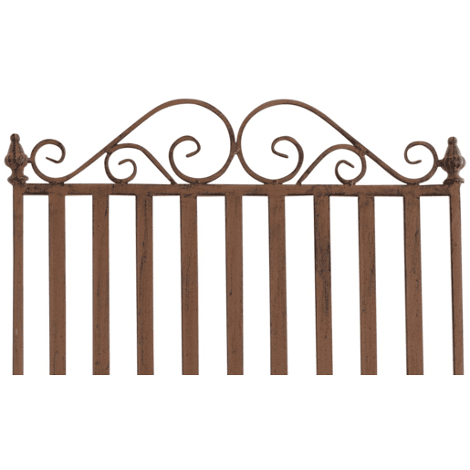 Set de 2 Mecedoras de hierro Smilla Metal Marrón 90X56X94 cm