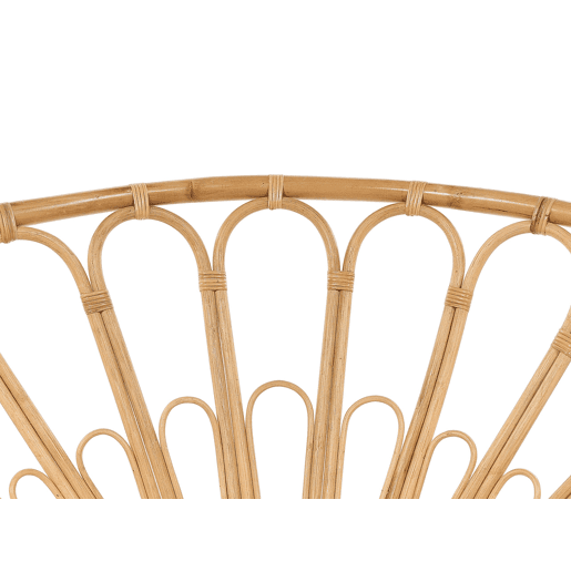 Conjunto de 2 camas de jardim ROSSANO Rattan Natural Conjunto de 2 camas de jardim ROSSANO Rattan Natural